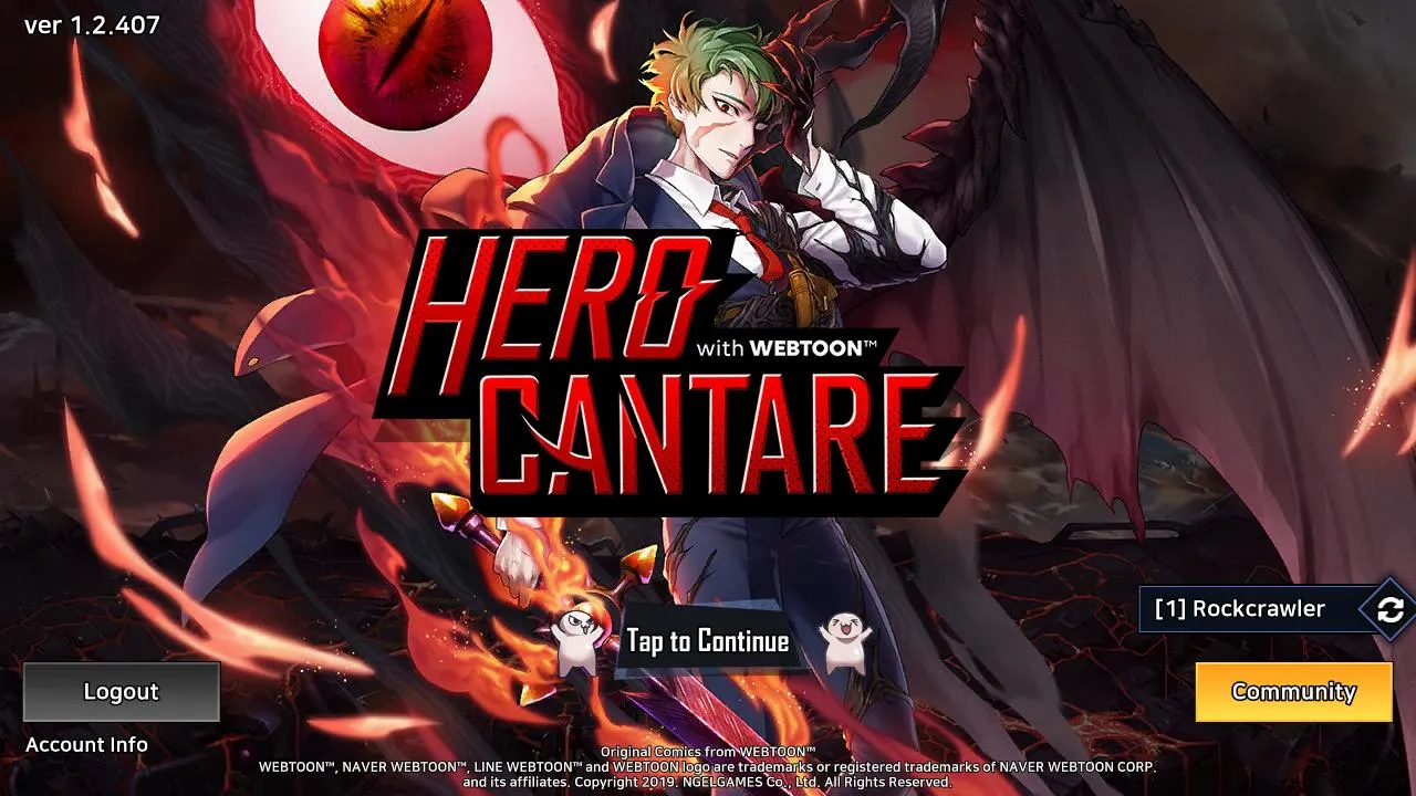 Hero Cantare with WEBTOON