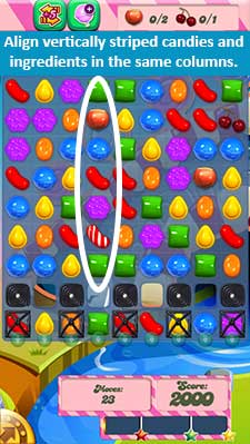 Candy Crush saga cheats - level 92