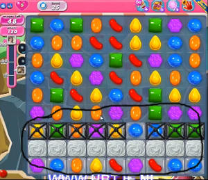 Candy Crush saga cheats - level 25