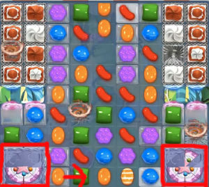 Candy Crush saga cheats - level 424