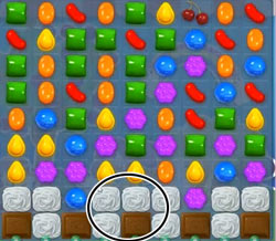 Candy Crush saga cheats - level 57