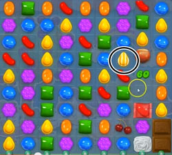 Candy Crush saga cheats - level 57