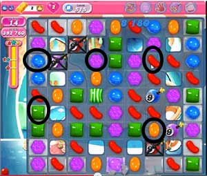 Candy Crush saga cheats - level 515