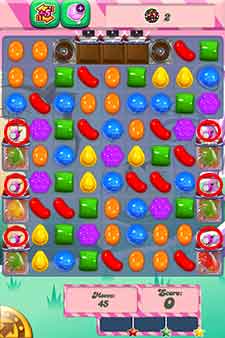 Candy Crush saga cheats - level 349