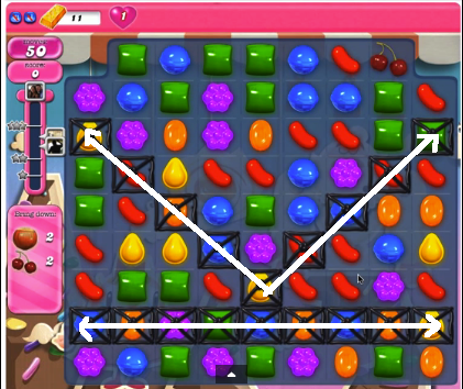 Candy Crush saga cheats - level 42