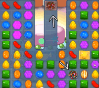 Candy Crush saga cheats - level 208