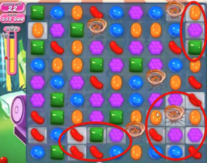 Candy Crush saga cheats - level 411