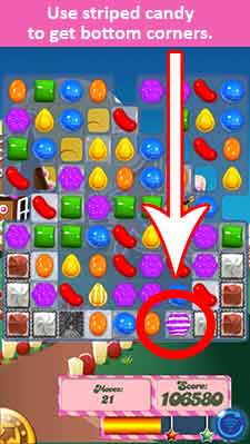 Candy Crush saga cheats - level 147