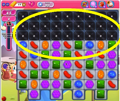 Candy Crush saga cheats - level 93