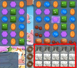 Candy Crush saga cheats - level 376