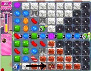 Candy Crush saga cheats - level 552