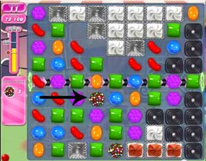 Candy Crush saga cheats - level 552