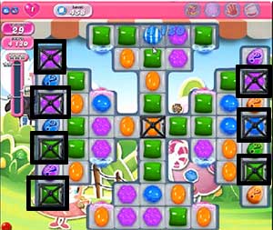 Candy Crush saga cheats - level 458