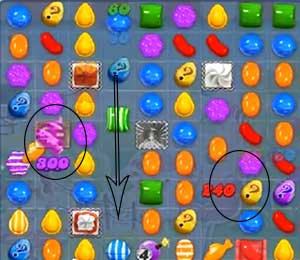 Candy Crush saga cheats - level 463