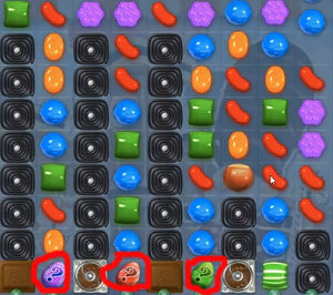 Candy Crush saga cheats - level 387