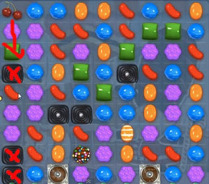 Candy Crush saga cheats - level 387