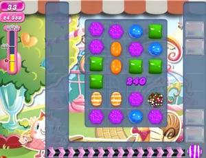 Candy Crush saga cheats - level 584