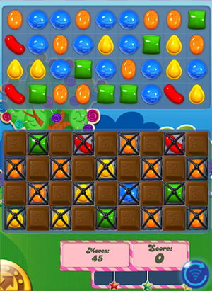 Candy Crush saga cheats - level 56