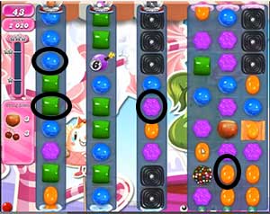 Candy Crush saga cheats - level 487