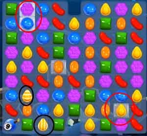 Candy Crush saga cheats - level 105