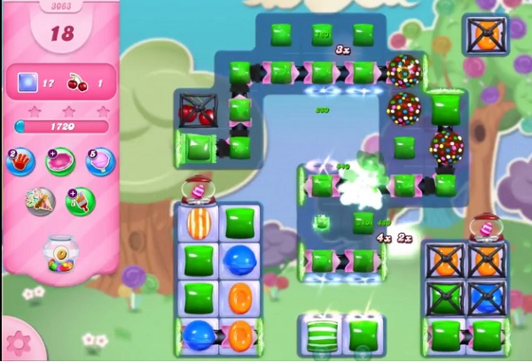 Candy Crush saga cheats - level 3063