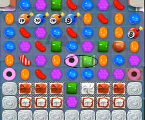 Candy Crush saga cheats - level 278