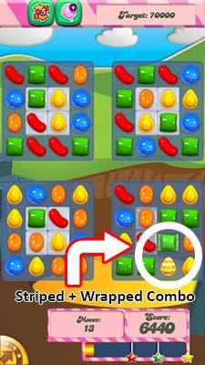 Candy Crush saga cheats - level 33