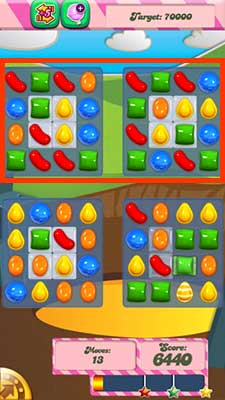 Candy Crush saga cheats - level 33