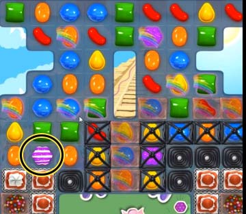 Candy Crush saga cheats - level 335