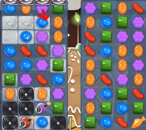 Candy Crush saga cheats - level 262