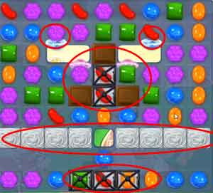 Candy Crush saga cheats - level 67