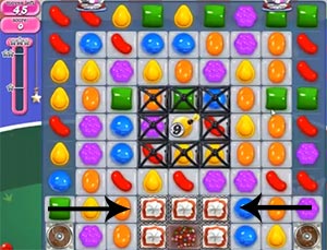 Candy Crush saga cheats - level 399