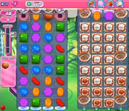 Candy Crush saga cheats - level 417