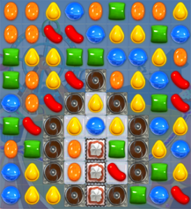 Candy Crush saga cheats - level 184