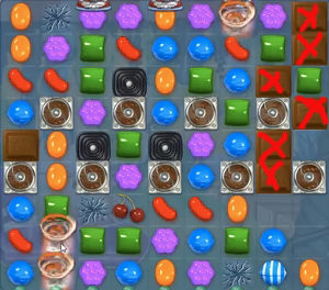 Candy Crush saga cheats - level 422