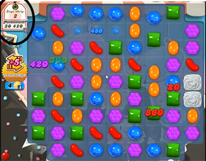 Candy Crush saga cheats - level 96