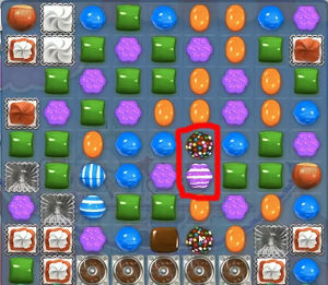 Candy Crush saga cheats - level 185