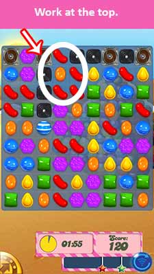 Candy Crush saga cheats - level 159