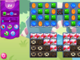 Niveaux avec commandes de bonbons verts