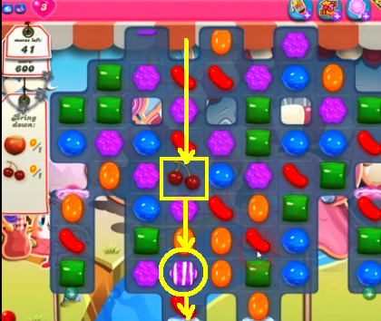 Candy Crush saga cheats - level 95