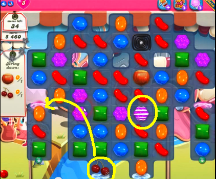 Candy Crush saga cheats - level 95