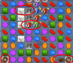 Candy Crush saga cheats - level 474