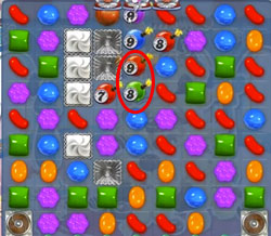 Candy Crush saga cheats - level 474