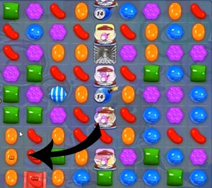 Candy Crush saga cheats - level 301