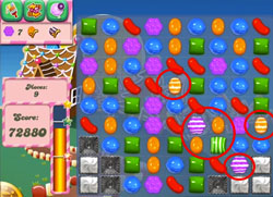 Candy Crush saga cheats - level 146