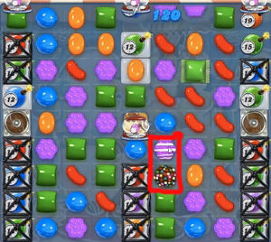 Candy Crush saga cheats - level 483