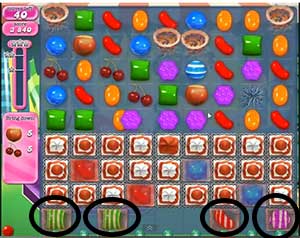 Candy Crush saga cheats - level 413