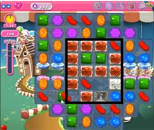 Candy Crush saga cheats - level 151