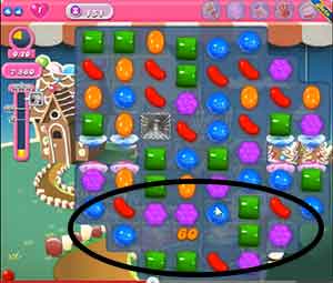 Candy Crush saga cheats - level 151