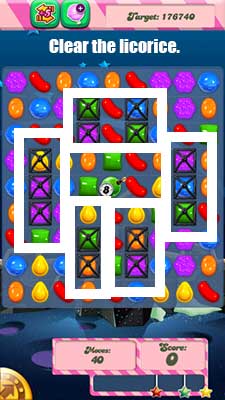 Candy Crush saga cheats - level 98